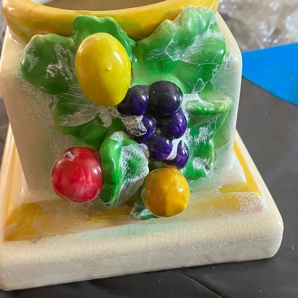Colorful Fruit Decor Vase